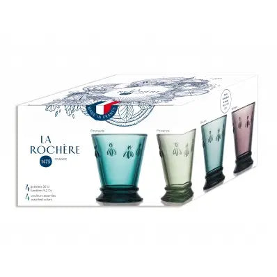 Provencal Bee Tumblers - Set of 4