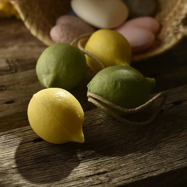 Lime Shaped Soap with Rope