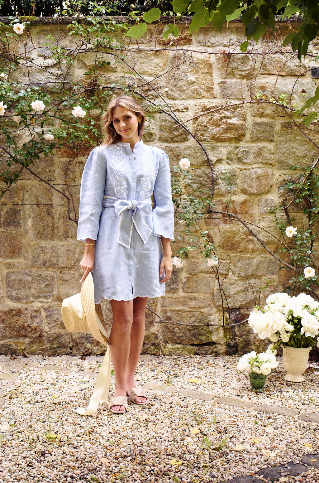 Provence Poiriers x ASHA Pear Blossom Short Dress – Shop Provence
