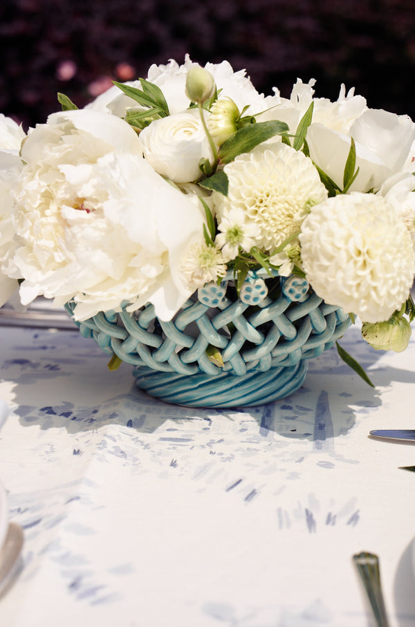 Provençal Ceramic Woven Basket