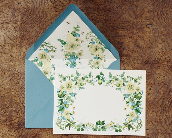 Provence Poiriers x Casa Felix: Pear Garden Gift Stationary Cards, set of 10