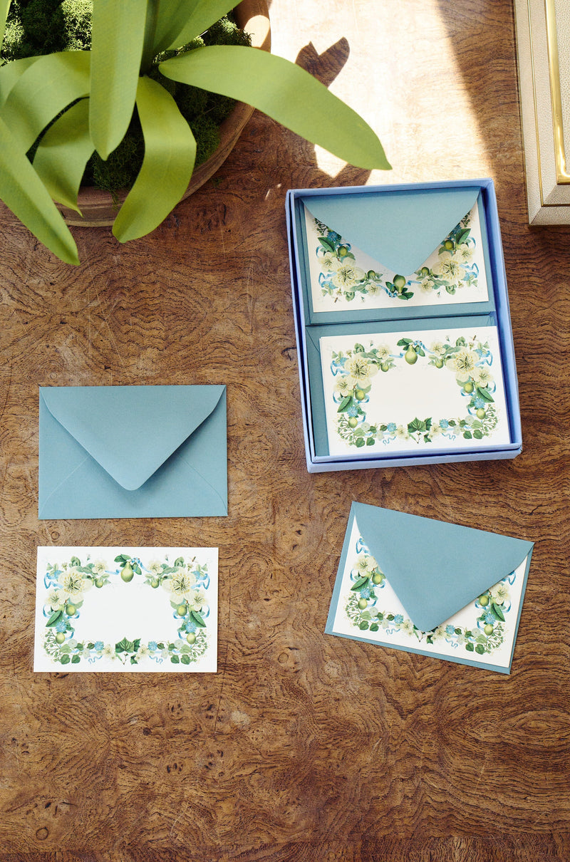 Provence Poiriers x Casa Felix: Pear Garden Gift Enclosure Cards, set of 20