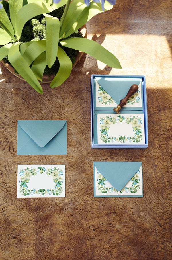 Provence Poiriers x Casa Felix: Pear Garden Gift Enclosure Cards, set of 20