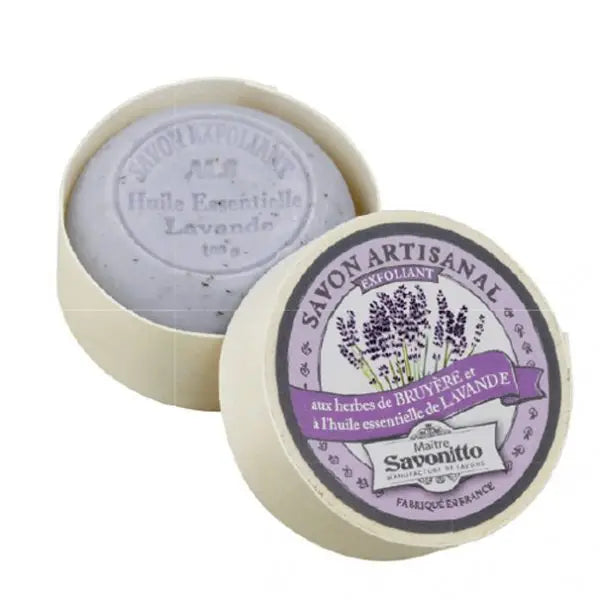 French Round Soap in Wooden Box