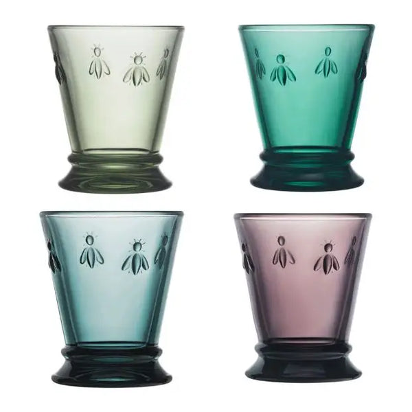 Provencal Bee Tumblers - Set of 4