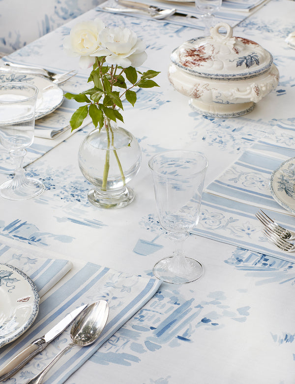 Tablecloth in Provence Poiriers Toile en Bleu